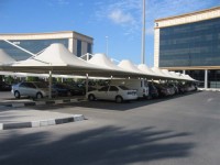 Tensile Parking Shades Manufacturer | Car Parking Tensile Structure | Waterproof Fabric Car Shade Structures Supplier